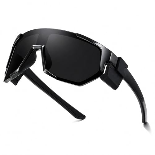 SODQW XL Z87.1 Polarized Safety Sunglasses for Big Wide Heads Men
