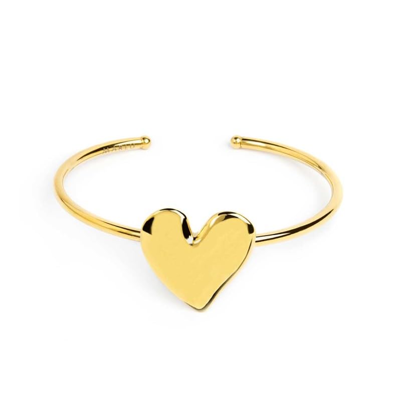 Bracelet femme Marlù 33BR0063G jonc rigide haut de gamme au design asymétrique exclusif