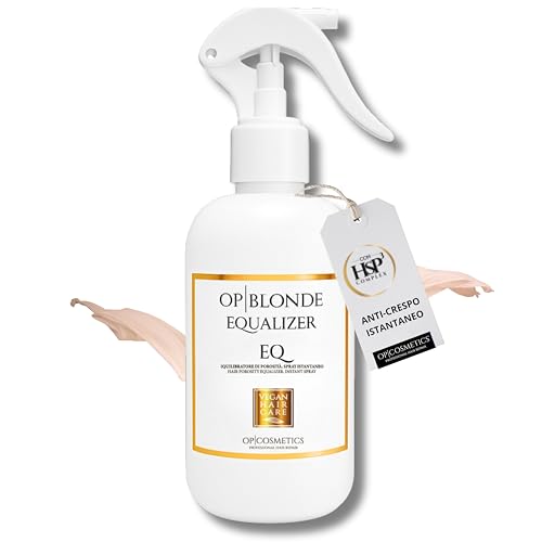 OP|BLONDE Equalizer | Spray Termoprotettore Capelli | Trattamento Professionale Capelli Danneggiati, Colore Brillante in 3 Minuti | Anticrespo Capelli Made in Italy 250 ml