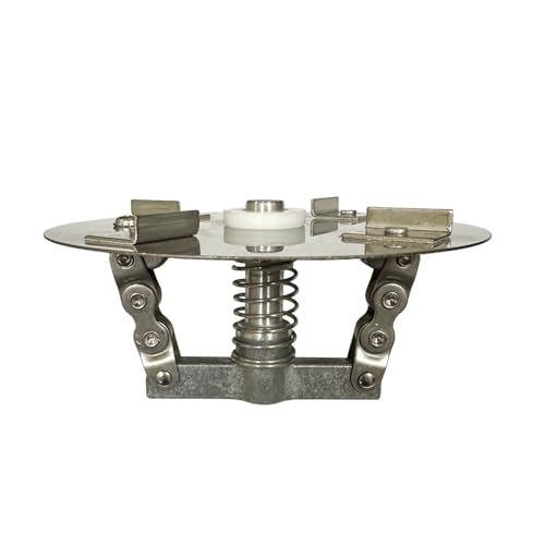 Elusive Wildlife Eliminator Spinner Plate, Feed Protector for Raccoons, Squirrels, Deer and Other Varmints Metal Spring-Loaded Design Easy Install to 12v Feeder Motor (1/8 hub Round)