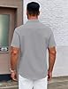 COOFANDY Mens Button Up Short Sleeve Dress Shirt S... #4