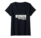 Photo Gallery donna design per il newton massachusetts college maglietta con collo a v Photo Gallery donna design per il newton massachusetts college maglietta con collo a v