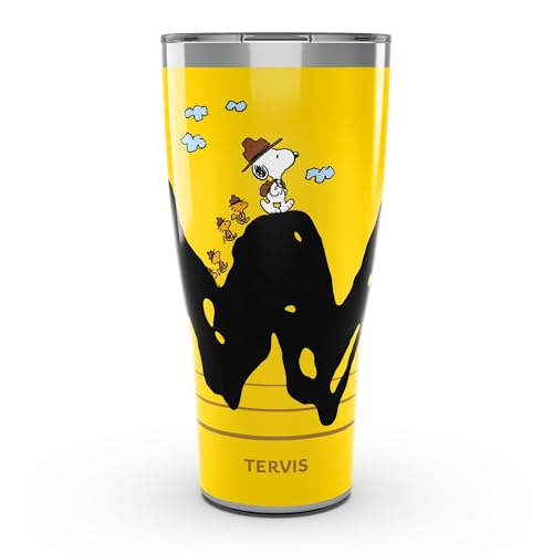 Tervis Traveler Peanuts - Beagle Scouts Zig Zag Triple Walled Insulated Tumbler Travel Cup Keeps Drinks Cold & Hot, 30oz, Stainless Steel