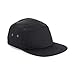 Beechfield B654.BLK Canvas 5-Panel, Black, One Size