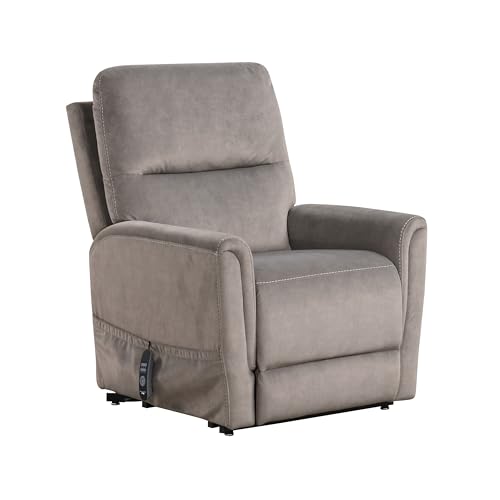 Sillón reclinable con masaje Gris miniatura 1