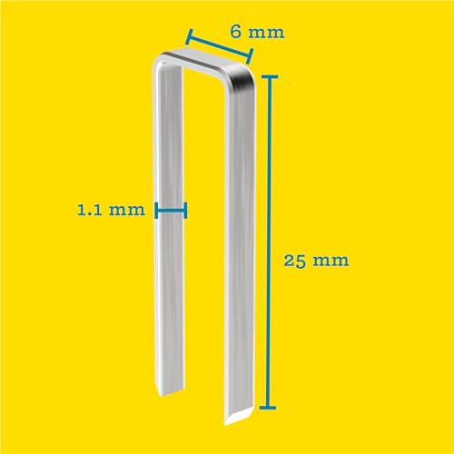 Rapid 40303095 Rapid No. 606 Graffe A Dorso Stretto 25 Mm, Acciaio - 2