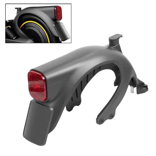 Guardabarros trasero Ninebot Max G2 accesorio E5 con luces y montaje 7