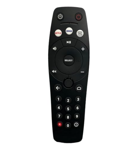 Image of BLACKSHEEP Compatible with Tata Sky Binge Plus Remots hd for Set up Box Remots - Tata Sky DTH Remots Control - Without Voice - Hotkeys Prim Video and Netfix- Your Old Remots Must be Exactly Same