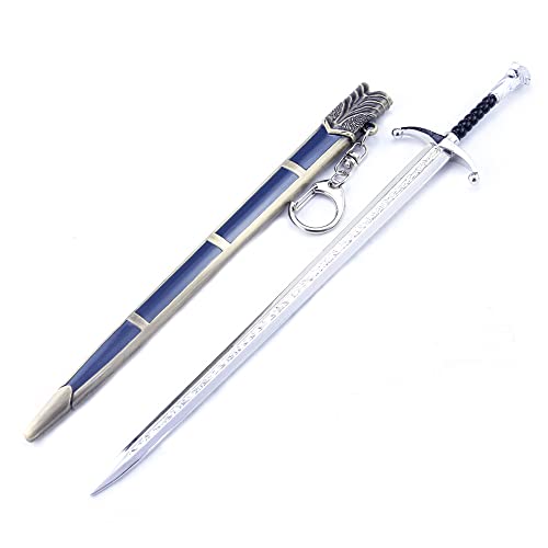 DUYEHSAI 4 UNIDS Juego De Trono Arma Espada Modelo De Metal Arya Stark Jon Snow Longclaw Valyrian...