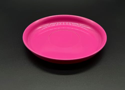 Kimmel Teller 14 cm Geschirr Camping Picknick Party Outdoor Mehrweg - 100% recyclebar fuchsia