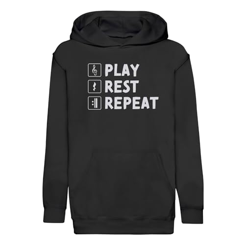 Sweat à capuche enfant confortable pour jouer d'un instrument de musique