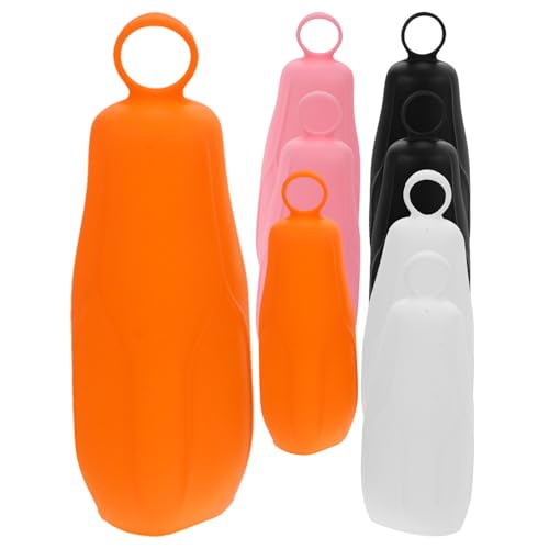 SWETRACE Manicotti in Silicone per Bottiglie da Viaggio 8 Pezzi, Custodie Sigillanti Anti-perdita per Shampoo e Lozione, Accessori per Articoli da Toeletta, Set Riutilizzabile per Viaggi