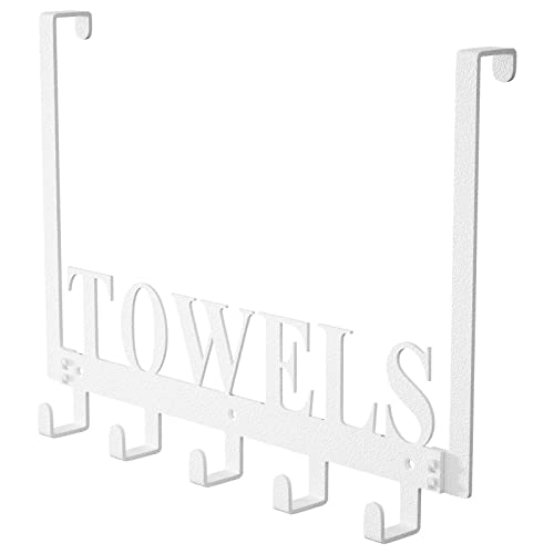 Joyoldelf Over Door Hooks Hanger, Door Hooks Without Drilling, Door Hanger for Hanging Coats Towels, Hats, Clothes