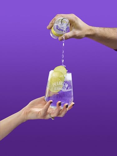 Franklin & Sons Premium Indian Tonic Water | 24 x 200ml Bottle Case | Refreshing | Lake District Water | Traditional Tonic | Premium Mixer | Perfect Gin & Tonic | Fizzier for longer