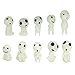 Lot de 10 poupées d'elfes - Princesse Mononoke - Lumineuse - Ornement fantôme Kodama - Décoration de pot - Accessoires majestueux - Décoration d'intérieur et d'extérieur