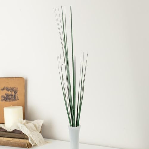Inspired By Nature Pack of 12 Artificial Wispy Grass Sprays for Flower Arrangements, Filler Greenery for Home Decor