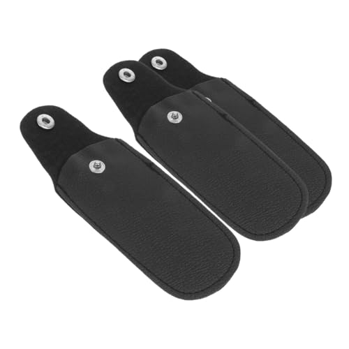Alasum 10-hole Harmonica Case 3pcs Fake Leather Storage Bag Flute Storage Case for Harp Music Accessories