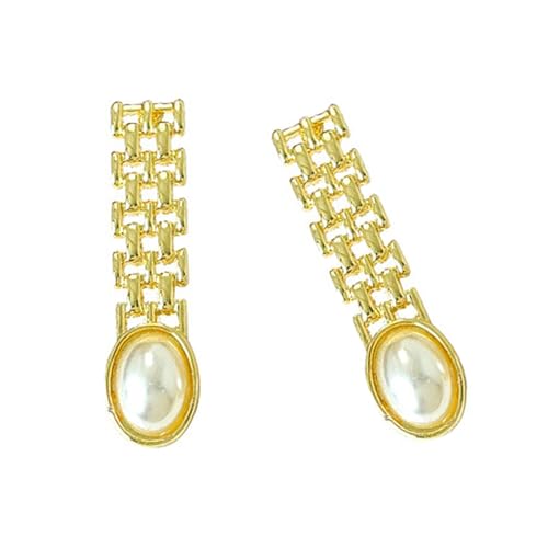 独特の真珠のイヤリングぶらぶらイヤリング合金テクスチャデイリーウェアステートメントパーティーデイリーウェアファッションのためのジュエリー