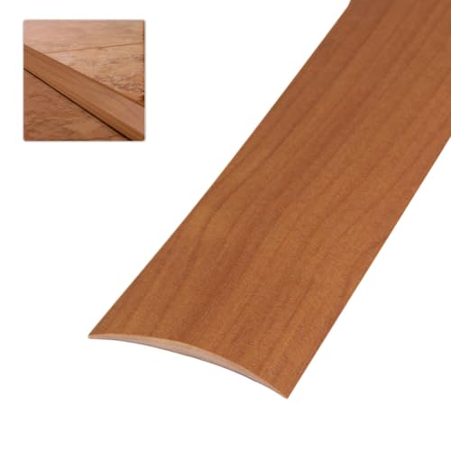 Amig - Tapajuntas para suelo - Adhesivo - Perfil de unión para suelos, parquet y tarima - Tira de transición - Color Cerezo - Medidas: 82 x 4 x 0.35 cm - Especial para suelos de madera