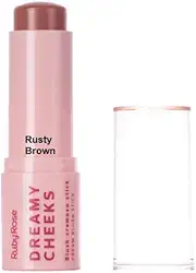 Ruby Rose, Blush Cremoso Stick Bastão Dreamy Cheeks Ruby Rose Rusty Brown