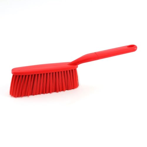 Kagyuan 15" Red Soft Brist. Hand Broom Brush Bed Sofa Counter Hair Clear