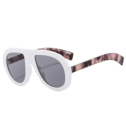 Lunettes de soleil pour femmes rétro punk à verres dégradés UV400
