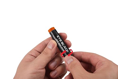 image for DALVGFN ORANGE EYE BLACK STICK, Anti-Glare Eyeblack For Baseball Footb