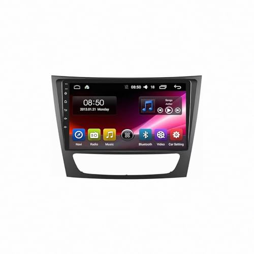 Pantalla Carplay coche inalámbrica Benz W211 E200 E220 E300 E350 2002-2010 4 Nuclear 2G+32G