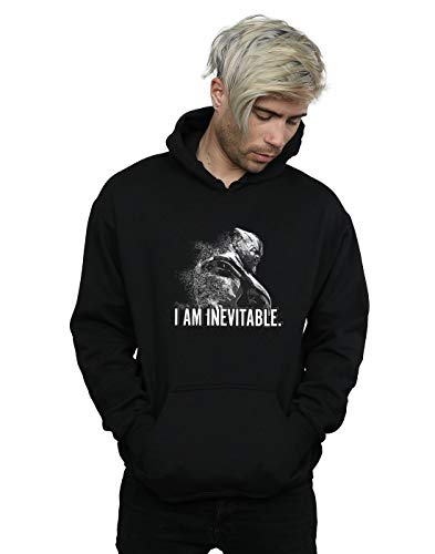 Marvel Men's Avengers Endgame I Am Inevitable Hoodie Black Small