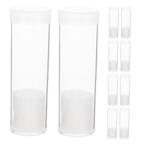 Tubes de rangement pour plastique transparent indispensables pour atelier créatif