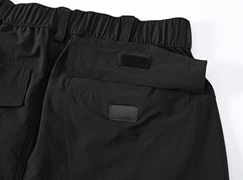 YSENTO Women's Hiking Pants Lightweight Stretch Quick Drying UPF 50 Camping Travel Work Cargo Pants 6 Pockets Black Size XS by YSENTO - Used condition - Image 6