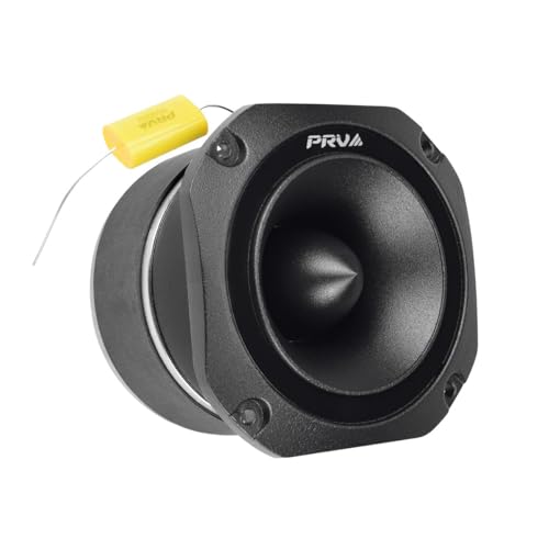 PRV AUDIO TW700Ti Black 4 Inch Titanium Bullet Tweeter TW700Ti 240 Watts, 8 Ohm Super Tweeter, Built-in Capacitor Pro Audio High Frequency Driver (2 Tweeters) by PRV AUDIO - Image 4