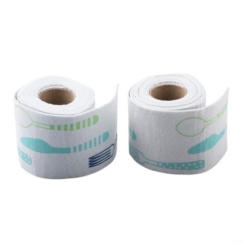 Honseadek Lot de 2 bandes absorbantes de condensation | Ruban adhésif absorbant l'humidité pour fenêtres | Rouleau de 280 cm | Tissu non tissé épais | Réutilisable et découpé à la taille (B)
