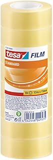 tesafilm standard Self-Adhesive Clear Tape - Transparent Multi-Purpose Adhesive Tape for Home, Office and School, 33 m x 19 mm - Pack of 8