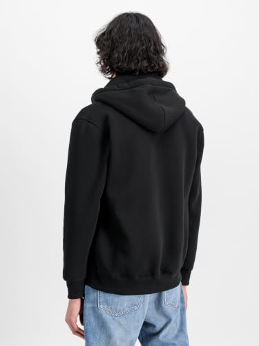 Alpha Industries Basic Zip Hoody Kapuzensweat für Herren Black – Ansicht 6