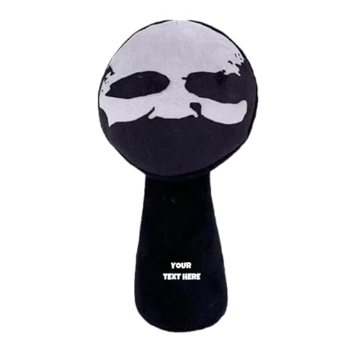 Image of Customized Text Black White Sprunki Plush Toys