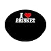 I Heart (Love) Brisket Meat BBQ Beef Smoker Texas Slow Smoke PopSockets Adhesive PopGrip