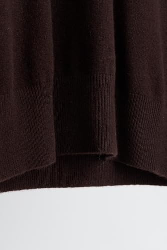 Image of JENNIE LIU Women's 100% Pure Cashmere Long Sleeve Pullover V Neck Sweater