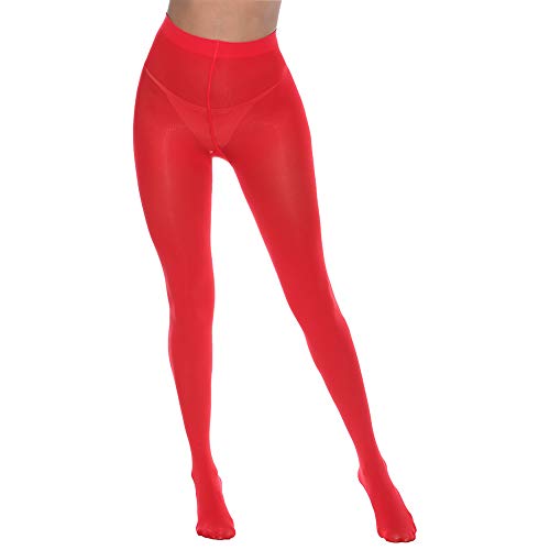 Image of MANZI Microfibre Tights for Women, Semi Opaque Solid Colored Footed Pantyhose 70 Denier