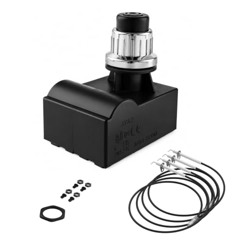 Image of Electronic Igniter Kit for Captiva 4-Burner Gas Grill, Replacement Parts | Complete electronic igniter replacement kit for Captiva Designs 4-burner propane gas grill. Durable, heat-resistant.
