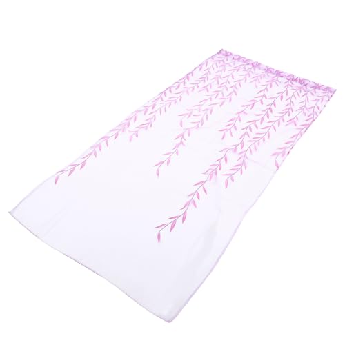 MAGICLULU Cortinas Semi-Transparentes de Hilo de Vidrio con Bolsillo para Barra, Permiten Luz Natural y Privacidad, Estilo Elegante para Habitación Infantil Verde