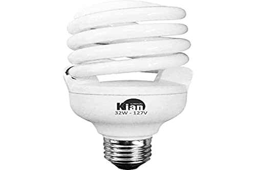 Lâmpada Mini Espiral 32W Kian Branca 127V