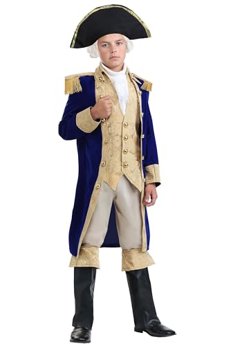 Disfraz Completo George Washington Para Niños miniatura 1