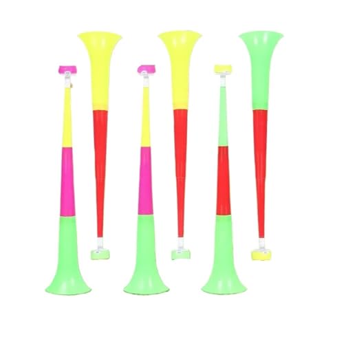 Genérico Vuvuzela Stadium Horn, Cuernos Telescópicos For Fiesta, Accesorios For Animar Fútbol, ​​Extensibles, 6 Uds.,Air Horn
