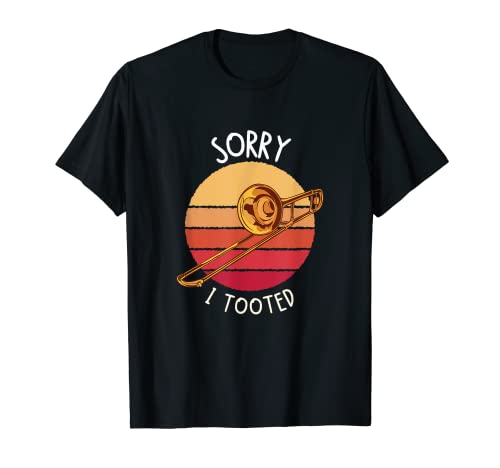 Lo siento, toqué la trompeta Retro Trumpeter Camiseta