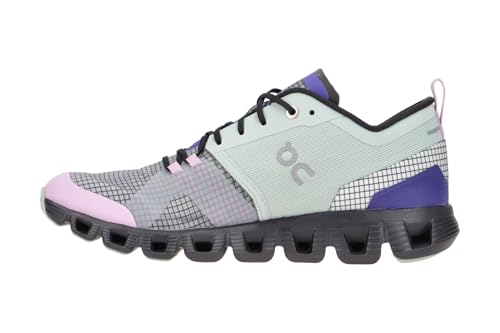 Image of On Women's Cloud X Shift Sneakers, Surf /Vapor, Blue, 5 Medium US