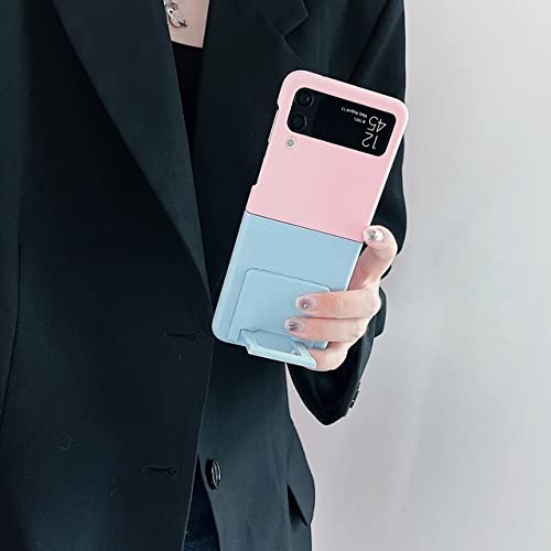 Coque de luxe pour Samsung Z Flip 4 finition monobloc mate aux détails contrastés