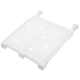 Étagère de rangement réglable – facile à adapter à différentes longueurs d'armoires, installation et démontage faciles, séparateurs de rangement