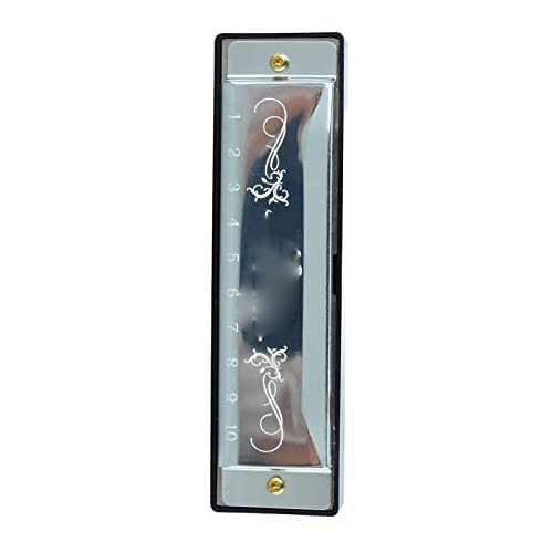 Embouchure Standard, Surface Lisse Harmonica 10 Trous Dur de Longue Durée Aluminium Léger et Acier Inoxydable 20 Mélodies Aucune Déformation pour le Voyage (Argent) - Les Beatles, Paul McCartney, John Lennon, RIngo Starr, George Harrison Embouchure Standard, Surface Lisse Harmonica 10 Trous Dur de Longue Durée Aluminium Léger et Acier Inoxydable 20 Mélodies Aucune Déformation pour le Voyage (Argent) – Image 6