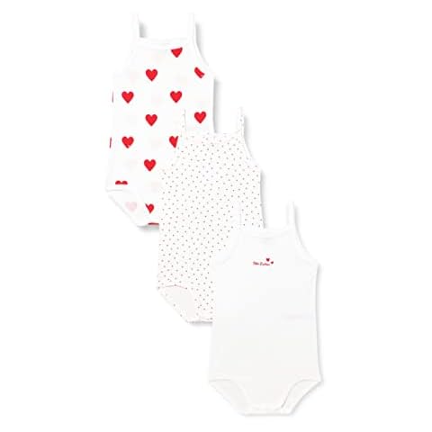Petit Bateau Baby Girls’ Strappy Bodysuits Pack Cover